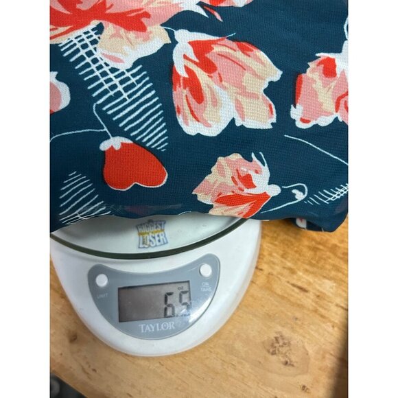 VGUC Mimi Chica Floral Mini Dress Short Sleeves Elastic Waist Vintage Look Small - Picture 13 of 14